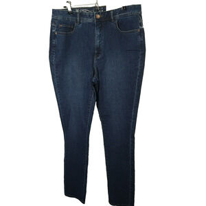 Cold Water Creek Woman 12L Jeans blueClassic Shaping Slim Leg Shaped Hips Casual